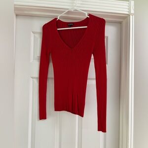 Red express long sleeve shirt